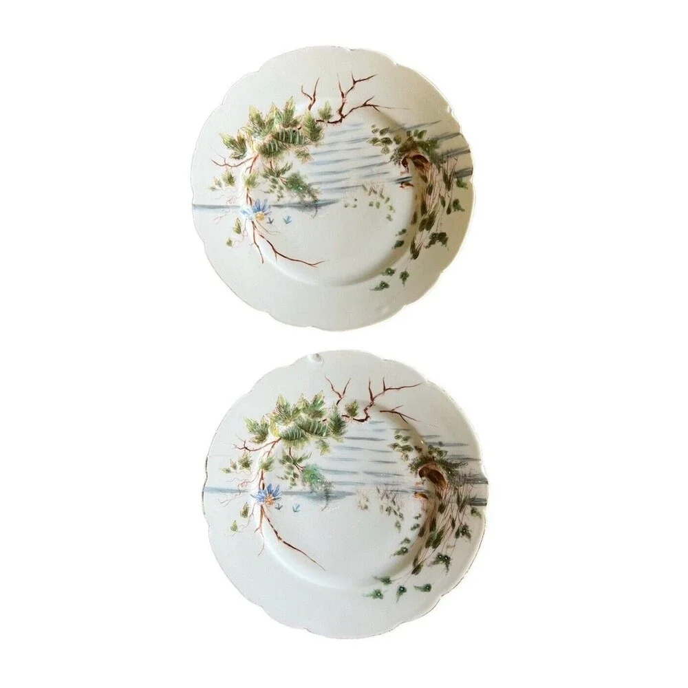Charles Field Haviland Salad Plates 8 1/2” (Set of 2)